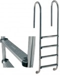 Лестница Wall Standart 5 ступени с накладками, AISI-304 Арт. 15205