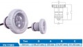 Подводный светильник 50Вт из ABS-пластика для бетонного бассейна , кабель 2,5м. /PA17883/