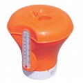 Плавающий дозатор Bestway с термометром оранжевый