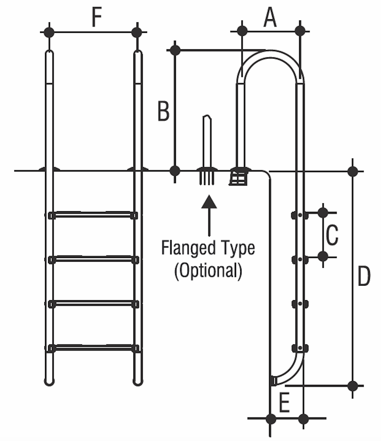 �������� 4 ������� Gemas U AISI 316 (0312223)